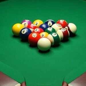 Vintage Authentic American Billiard Pocket Ball Set